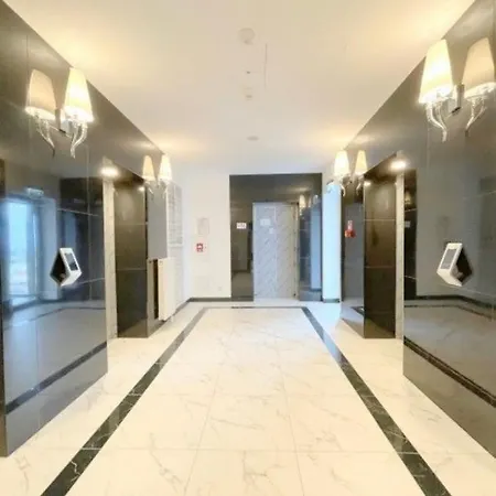 Daire White Sky 26 Hanza Tower Pool Jacuzzi Sauna Szczecin